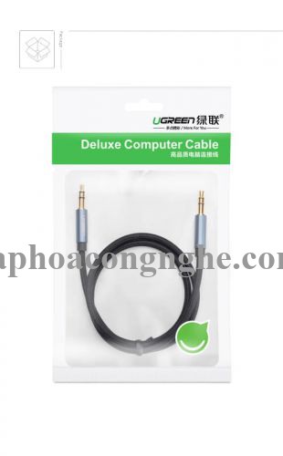 Ugreen 50360 0.5M màu Đen Cáp âm thanh 2 đầu 3.5mm dương AV112 30050360